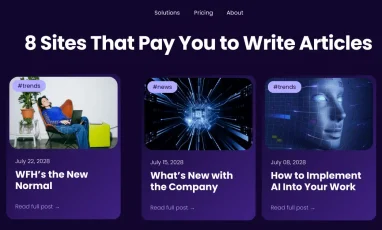 Sites That Pay You to Write Articles