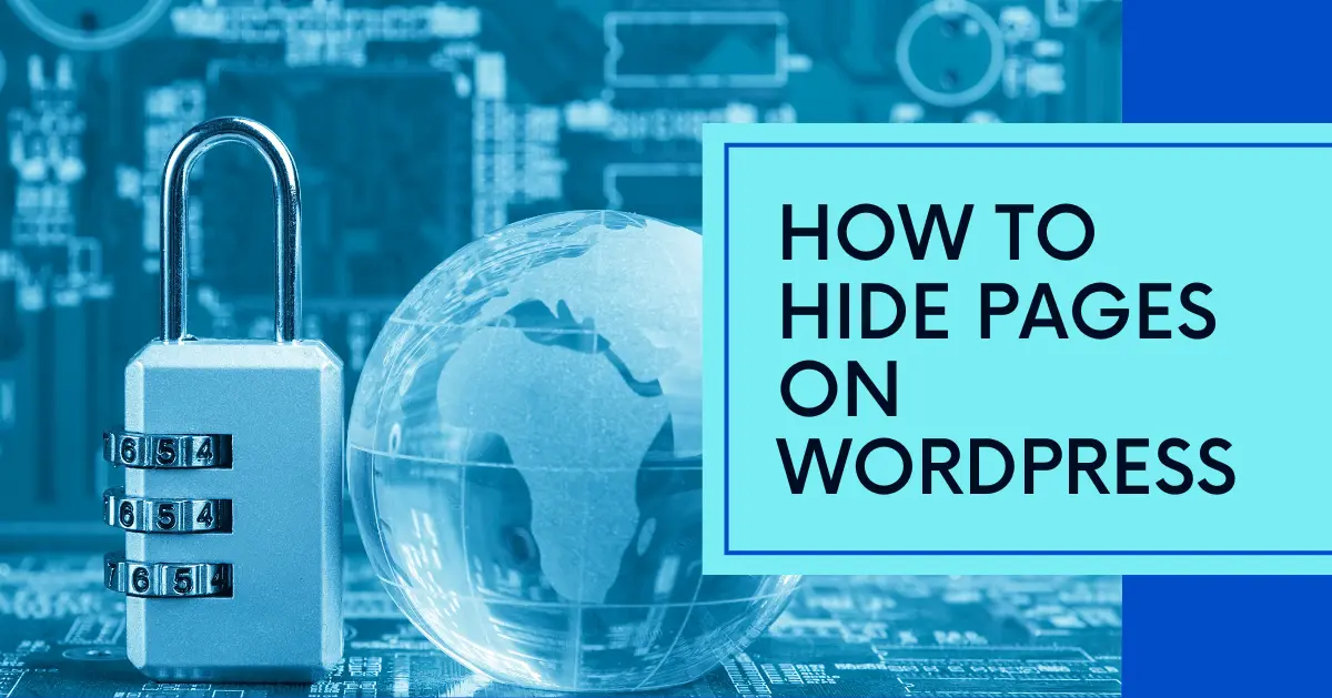 Hide Pages on WordPress