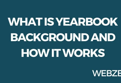 Yearbook background concept explained with visual examples