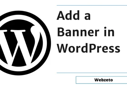 How to add and customize a banner in WordPress