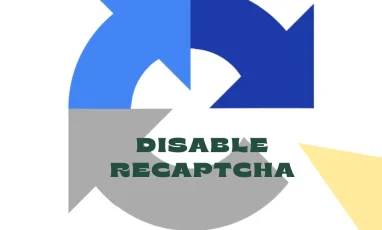 Disable Recaptcha