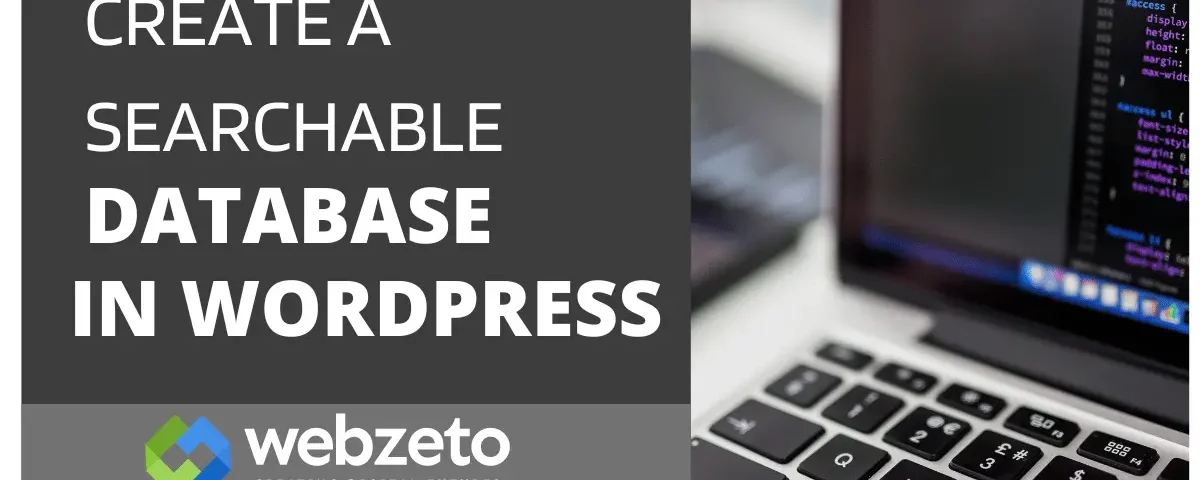 Creating a searchable database in WordPress