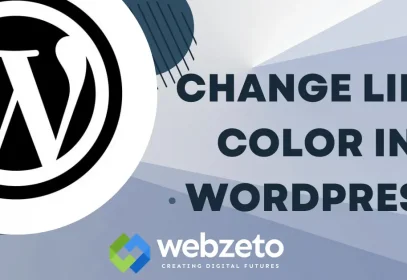 Customizing link color in a WordPress website