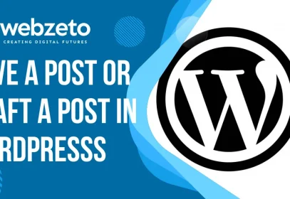 Saving a WordPress post or page as a draft