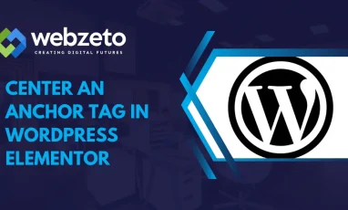 Centering Anchor Tags in Elementor for WordPress