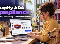 Tessa, a Tampa pet store owner, reviews her product page while working on Shopify ADA compliance.