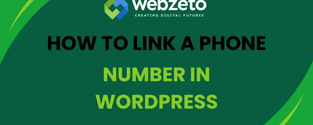 Creating a phone number link in WordPress