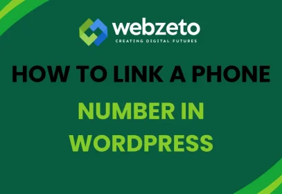 Creating a phone number link in WordPress