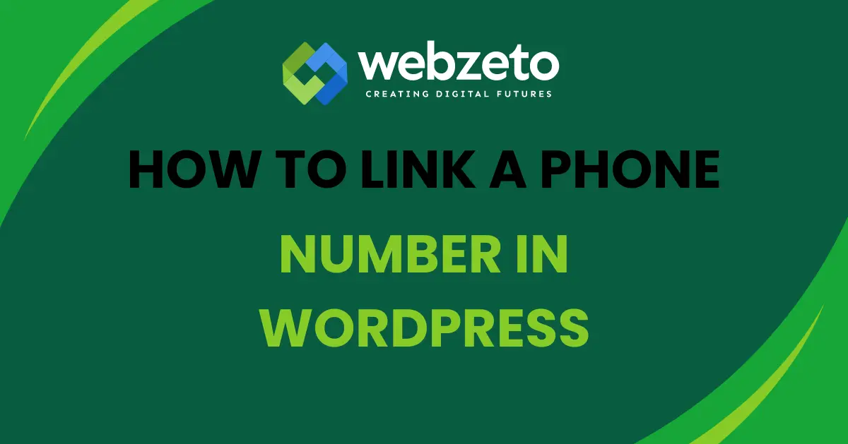 Creating a phone number link in WordPress