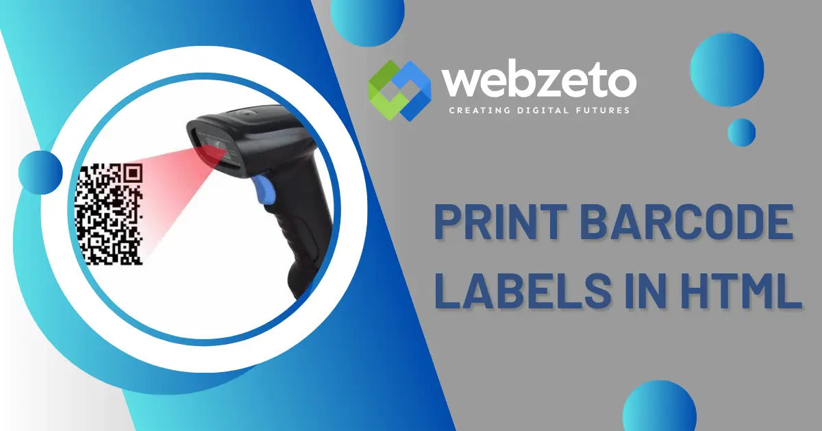 Print Barcode Labels in HTML