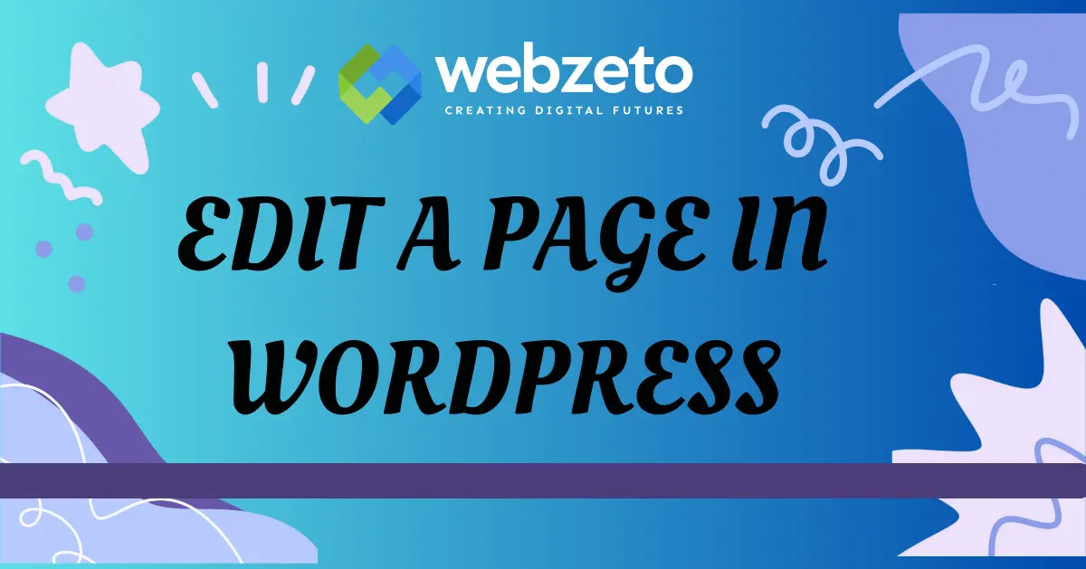 Edit a Page in WordPress