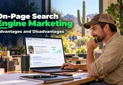 Carlos, a Phoenix landscaping owner, sees his service page reach the top of search after on-page search engine marketing work.