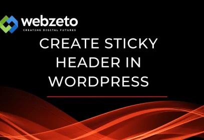 Creating a sticky header for a website