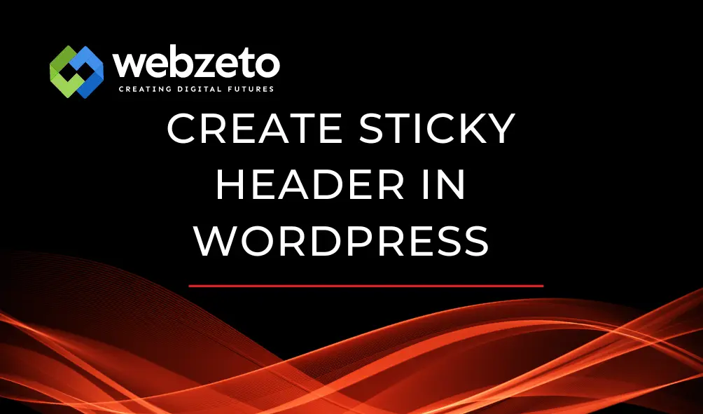 Creating a sticky header for a website