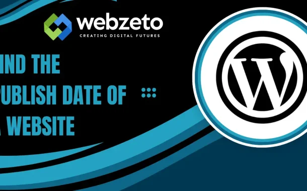 Finding the publish date of a website
