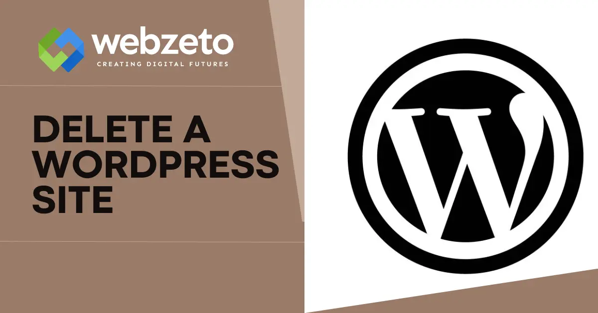 Delete a Site in WordPress