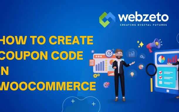 Creating a coupon code in WooCommerce settings on a computer screen