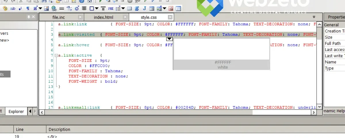 Codelobster IDE interface showcasing syntax highlighting