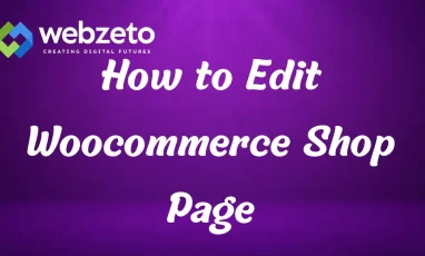 How to Edit Woocommerce Shop Page