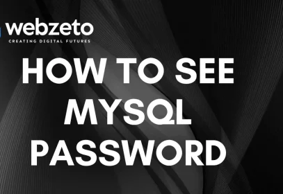 Description of How to see MYsql password