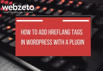 WordPress dashboard displaying a plugin setup for adding hreflang tags