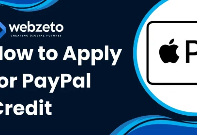 Apple pay logo with title How to Apply for PayPal Credit