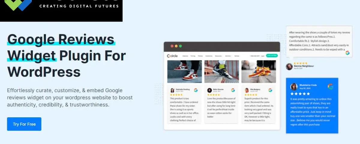 google reviews widgets plugin for wordpress