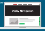 Sticky navigation bar