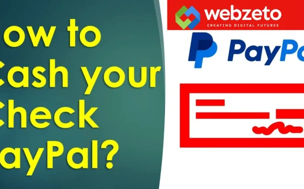 How to cash your check on PayPal