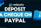 Deposit a cheque on Paypal