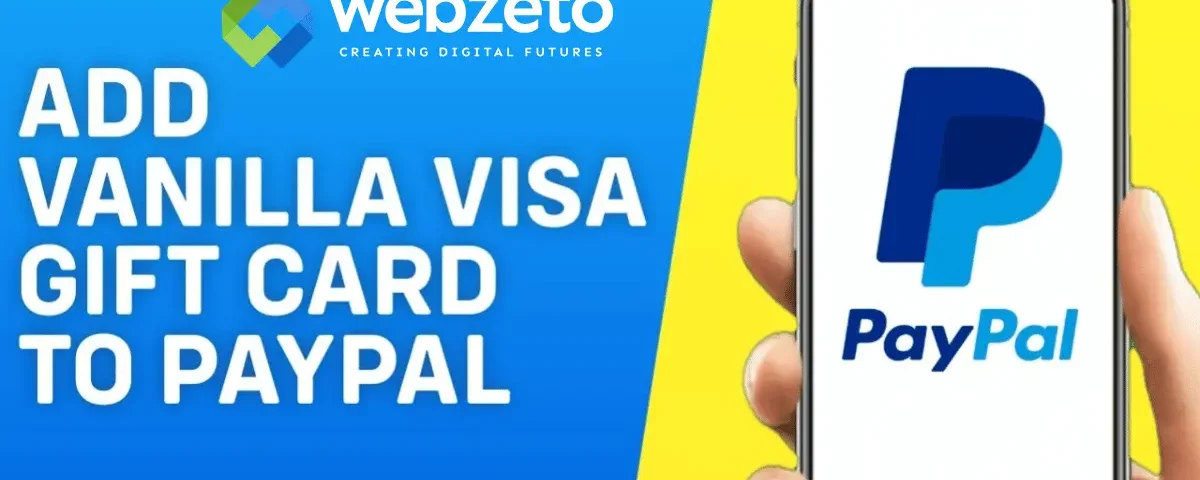 Add vanilla visa gift card to Paypal