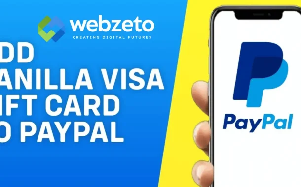 Add vanilla visa gift card to Paypal