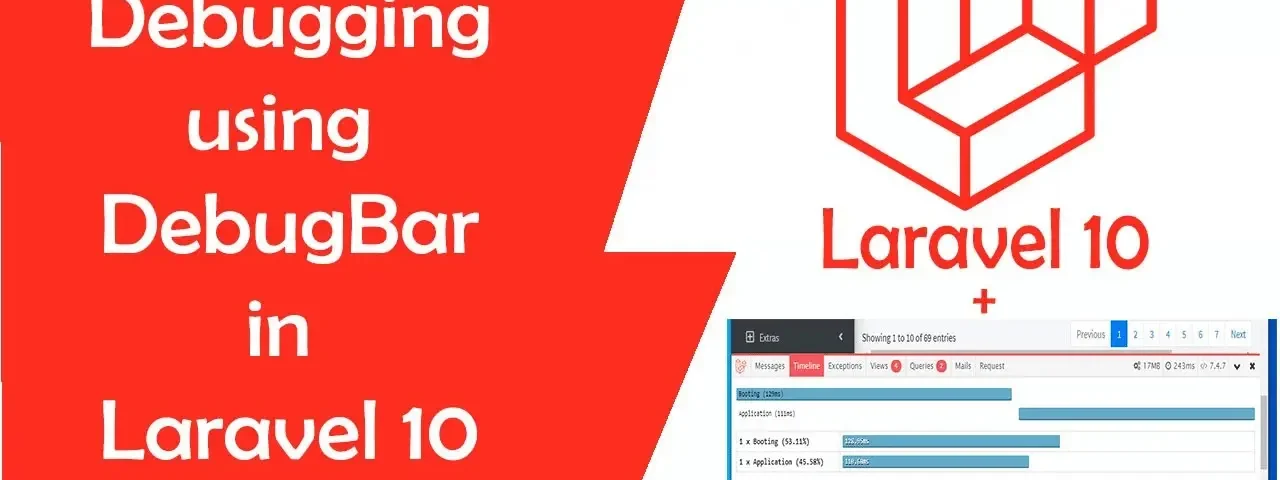 Debugging using DebugBar in laravel