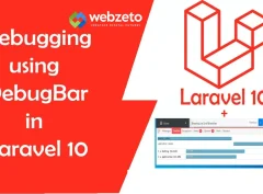 Debugging using DebugBar in laravel