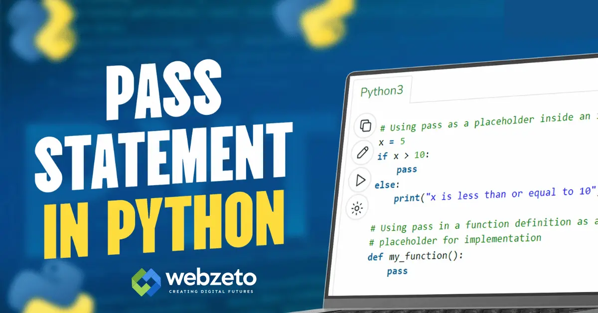 What Does Pass Mean in Python Webzeto