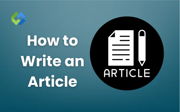 How to Write an Article