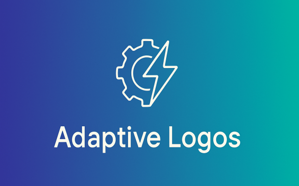 AI-powered adaptive logo concept showing real-time brand evolution and dynamic identity