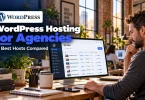 Ryan, an Austin studio owner, reviews client sites on his WordPress hosting for agencies dashboard.