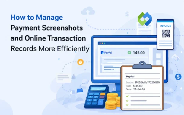 Manage Payment Screenshots and Online Transaction Records