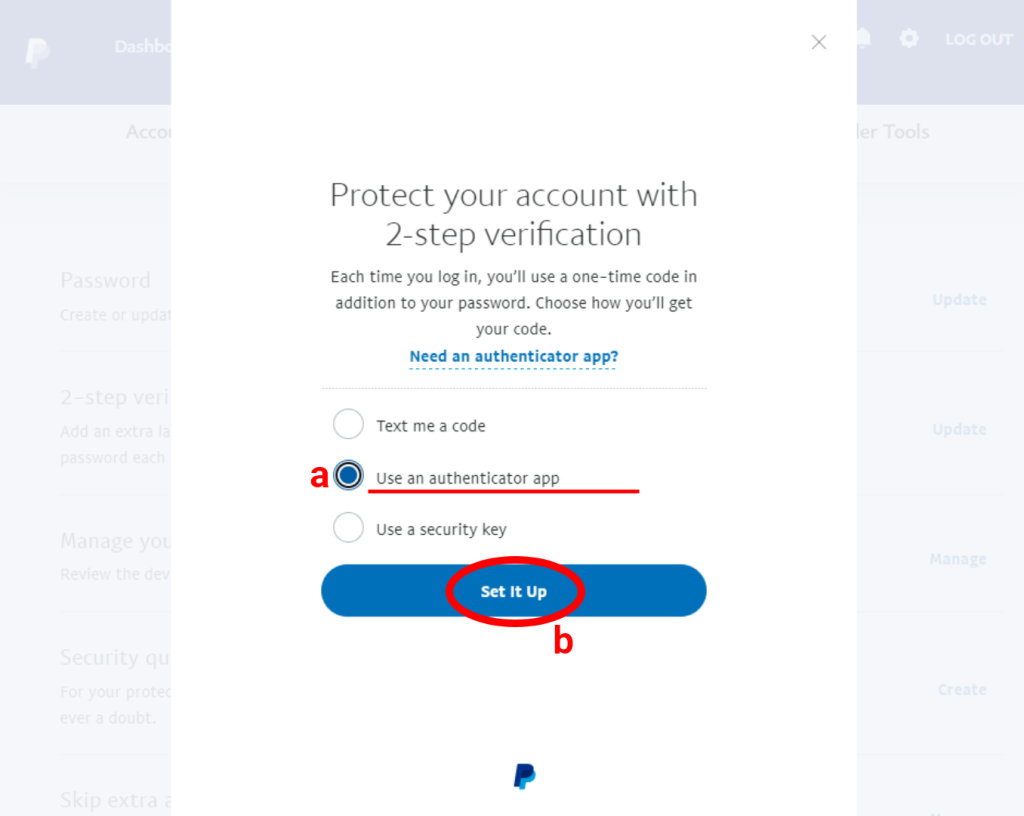 Paypal verification methods