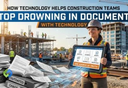 How Technology Helps Construction Teams To Stop Drowning in Documents