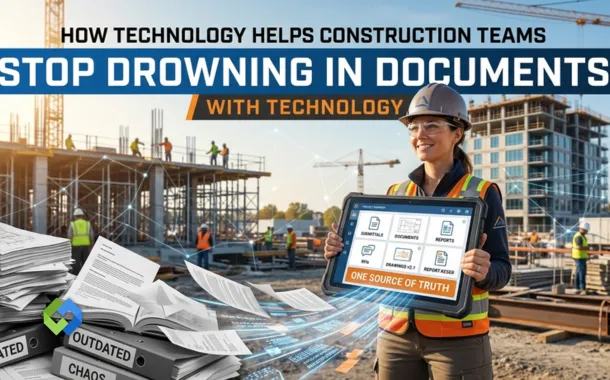 How Technology Helps Construction Teams To Stop Drowning in Documents