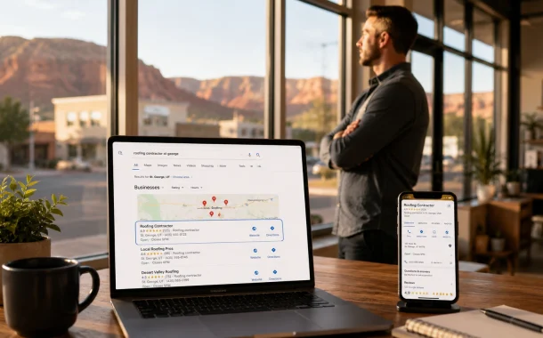 A professional website can create a strong first impression, but it does not guarantee that local customers will find the business.