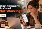 An Austin Etsy seller checks a payment account that shows no money available for deposit.